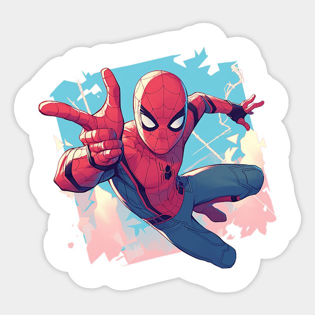 Web - Slinging Pointer | Spider - Man | Sticker - VeloraSticks