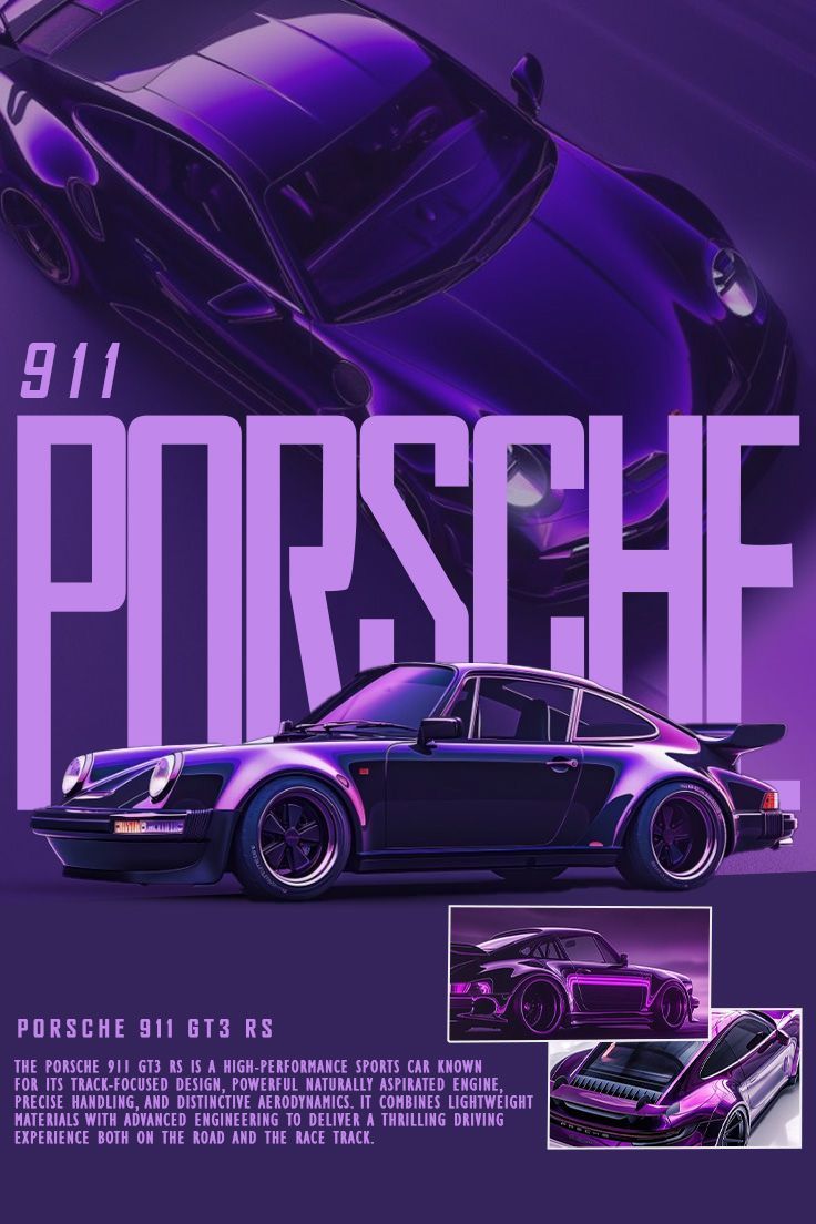 Violet Velocity | Classic Porsche 911 GT3 RS