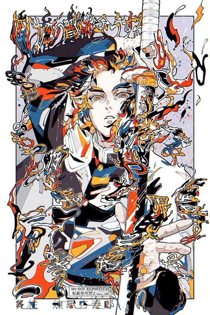 Abstract Flame Hashira | Demon slayer