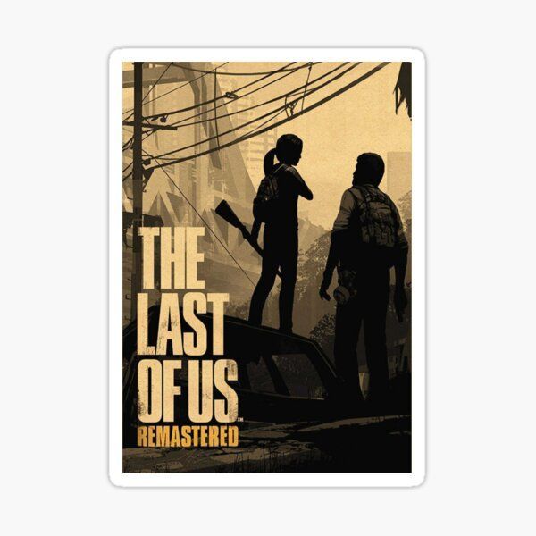 Ellie and Joel Post - Apocalyptic Silhouette | The Last of Us | Sticker - VeloraSticks